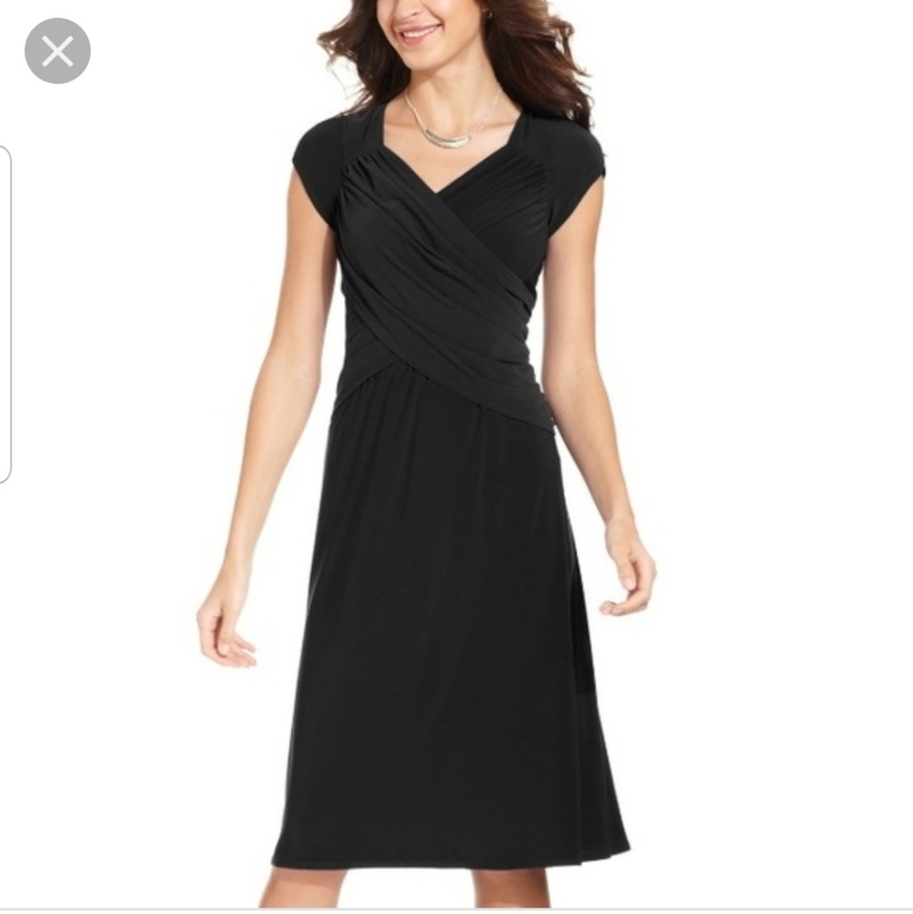 new b-slim petite black dress